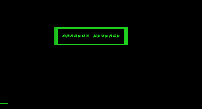 Amadeus Revenge Title Screen